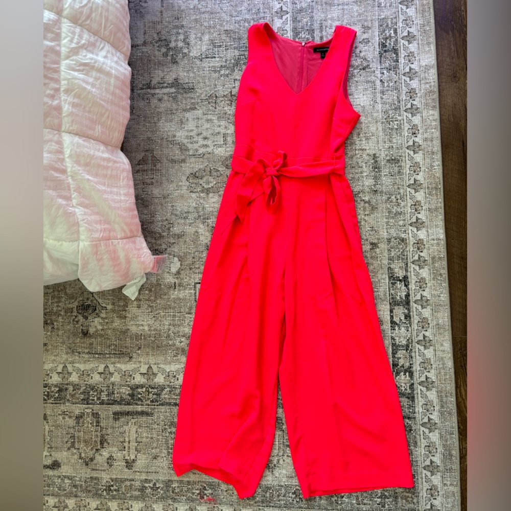 Banana Republic Bold Red/Pink Pantsuit